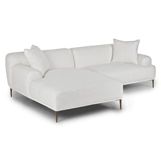 Abisko 94.5" Left Sectional - Quartz White