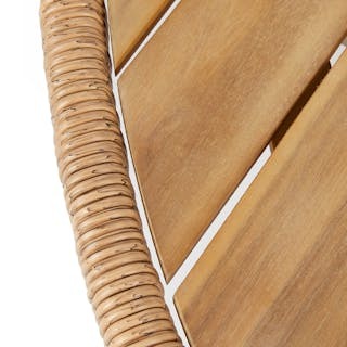 Calliope 54.5" Outdoor Dining Table - Wicker