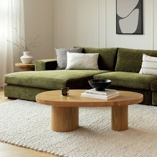 Beta 49" Left Chaise Module - Cypress Green