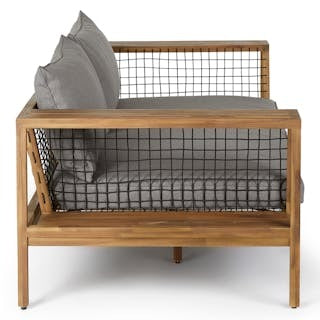 Callais 90.5" Outdoor Sofa - Taupe Gray