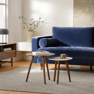 Amoeba Side Table - Walnut